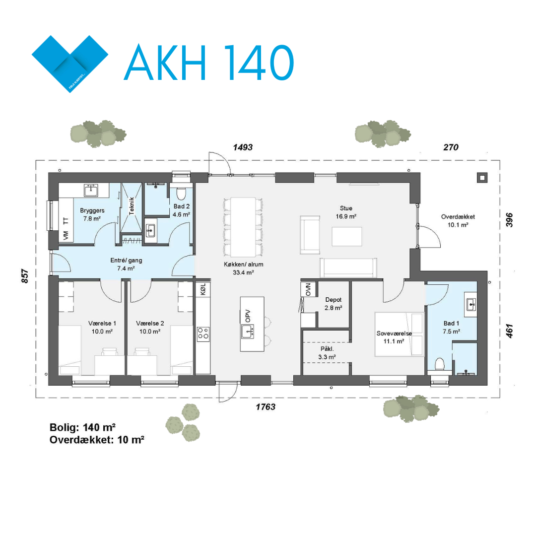 Kampagnehus 140kvm_Alterna Huse